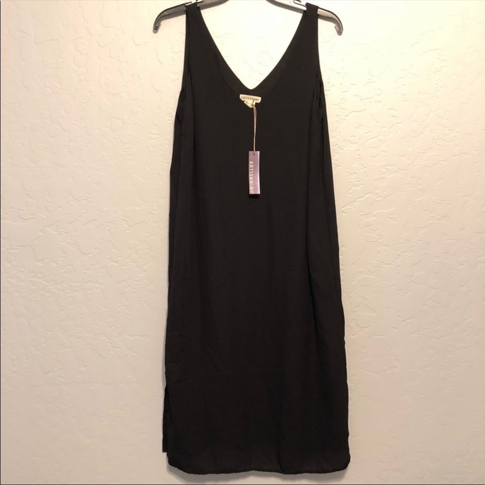 Artisan NY Black Midi Dress